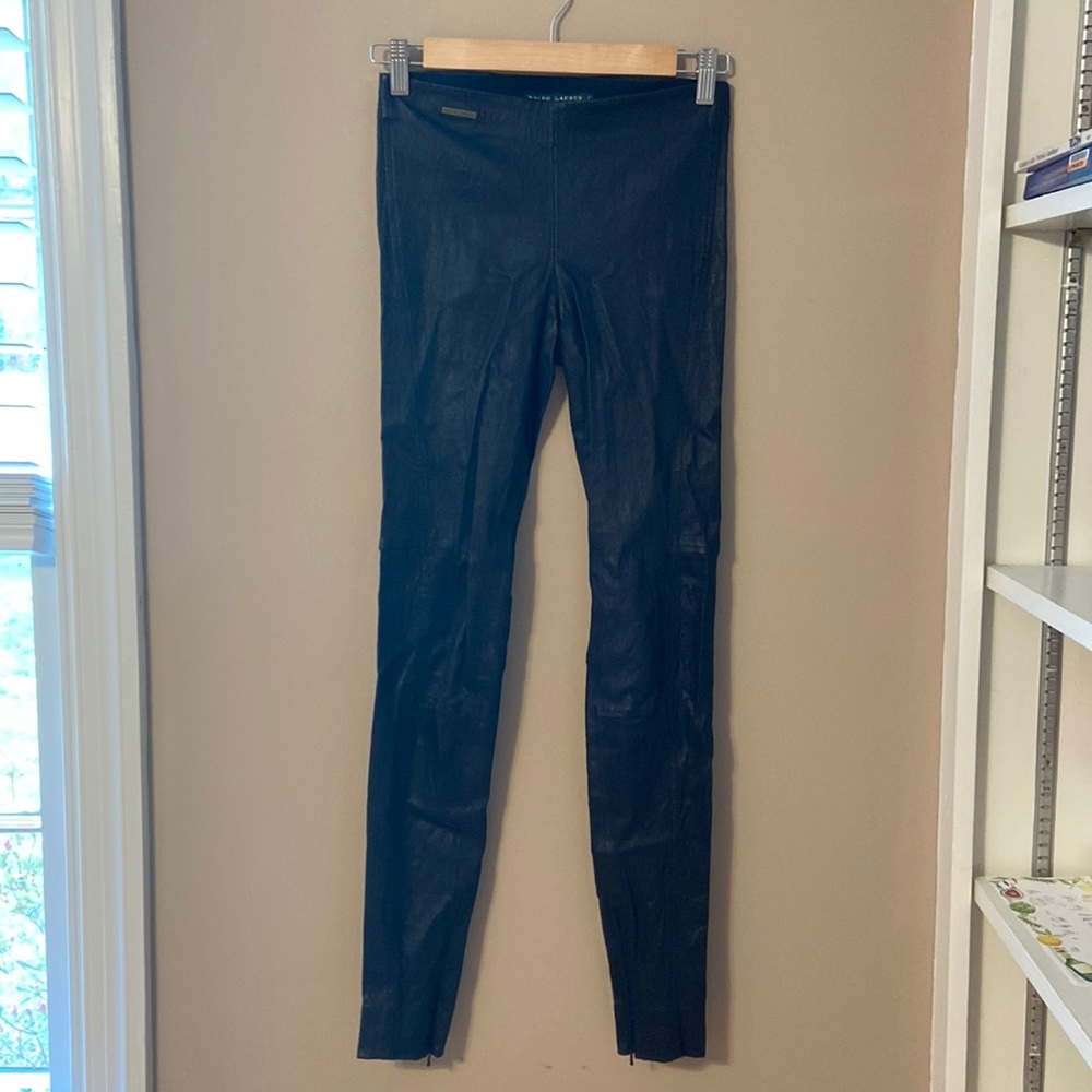 Ralph Lauren Lamb Leather Pants Size 2